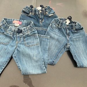 Toddler girl jeans. Bootcut